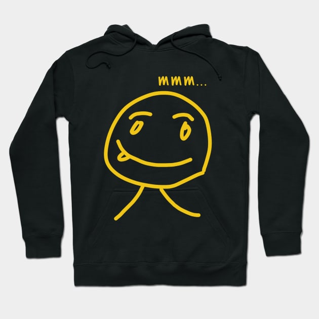 Funny face mmm... Hoodie by Haland 9